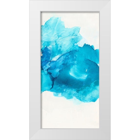 Combs, Joyce 14x24 White Modern Wood Framed Museum Art Print Titled - Waterscape III