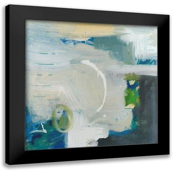 Combs, Joyce 15x15 Black Modern Framed Museum Art Print Titled - Floating Fantasies III