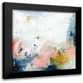 thumbnail image 1 of Combs, Joyce 15x15 Black Modern Framed Museum Art Print Titled - Pastel Fantasy IV, 1 of 5