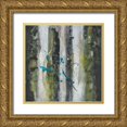 thumbnail image 1 of Combs, Joyce 15x15 Gold Ornate Wood Framed with Double Matting Museum Art Print Titled - Electric Currents I, 1 of 4