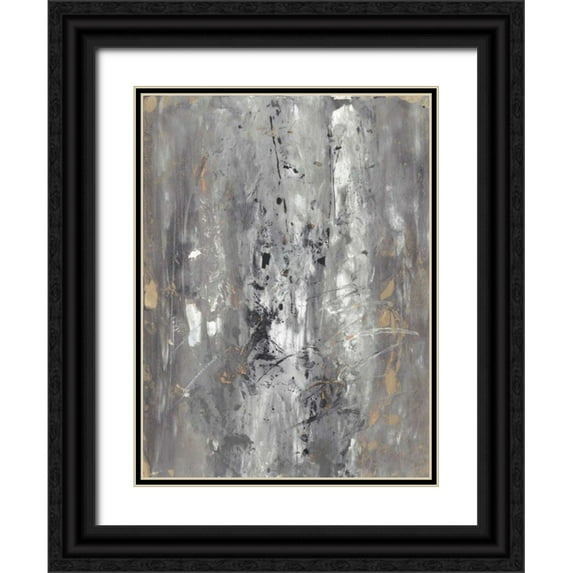 Combs, Joyce 15x18 Black Ornate Wood Framed with Double Matting Museum Art Print Titled - Ancient Marks I
