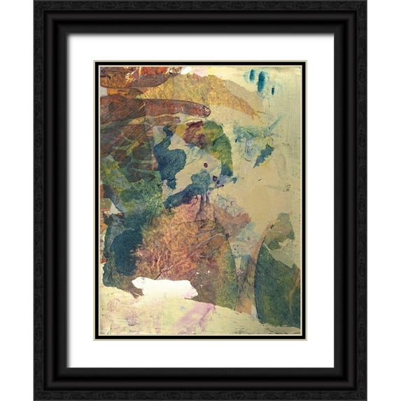 Combs, Joyce 15x18 Black Ornate Wood Framed with Double Matting Museum Art Print Titled - Monets Landscape II