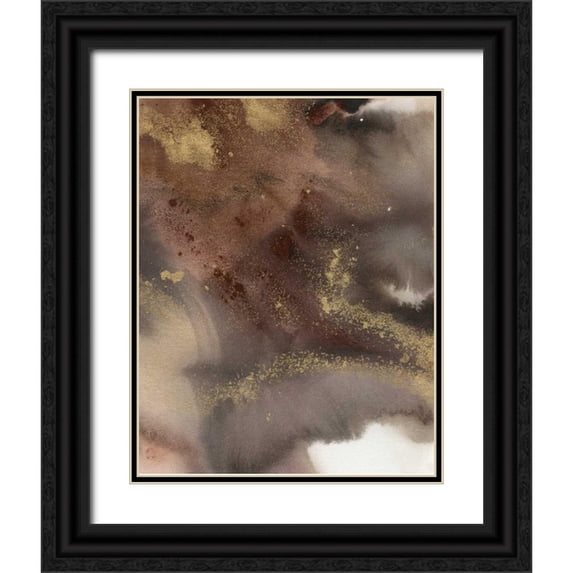 Combs, Joyce 15x18 Black Ornate Wood Framed with Double Matting Museum Art Print Titled - Mountain Seasons IV