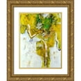 thumbnail image 1 of Combs, Joyce 15x18 Gold Ornate Wood Framed with Double Matting Museum Art Print Titled - Golden Foliage I, 1 of 4