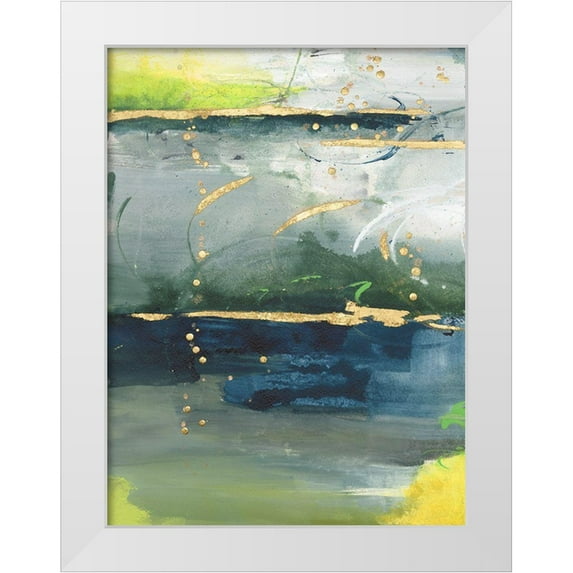 Combs, Joyce 15x18 White Modern Wood Framed Museum Art Print Titled - Coming Ashore I