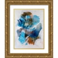 thumbnail image 1 of Combs, Joyce 19x24 Gold Ornate Wood Framed with Double Matting Museum Art Print Titled - Misty Blue II, 1 of 4