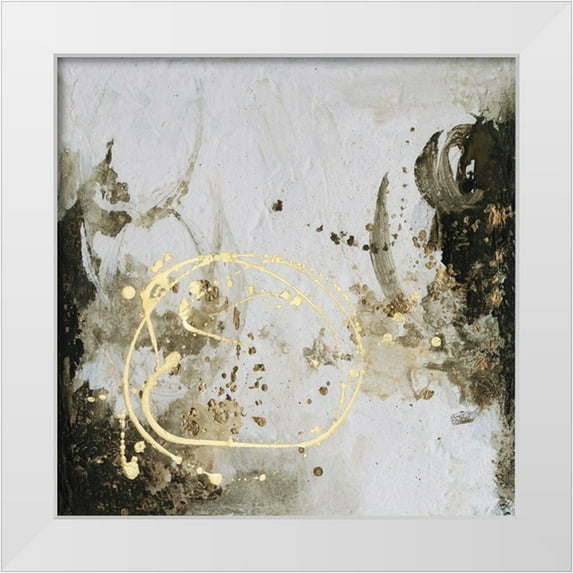 Combs, Joyce 20x20 White Modern Wood Framed Museum Art Print Titled - Friendship IV