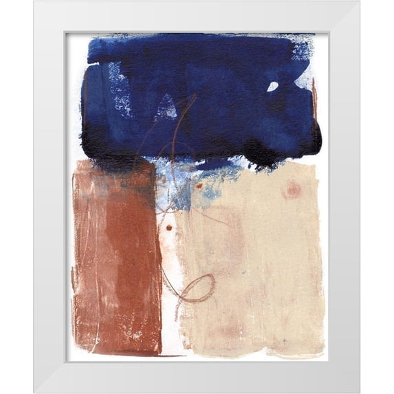 Combs, Joyce 20x24 White Modern Wood Framed Museum Art Print Titled - Living Colors II