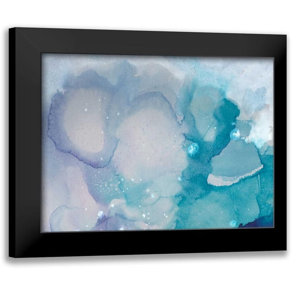 Combs, Joyce 24x19 Black Modern Framed Museum Art Print Titled - Ice Crystals I