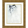 thumbnail image 1 of Combs, Joyce 25x32 Gold Ornate Wood Framed with Double Matting Museum Art Print Titled - Fire and Ice I, 1 of 4