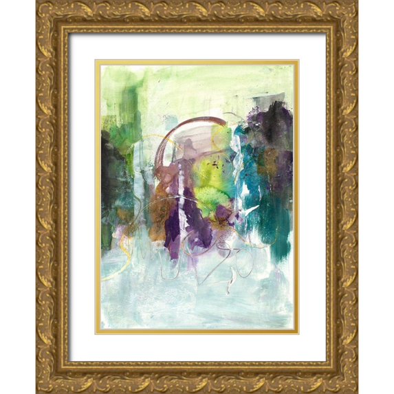 Combs, Joyce 25x32 Gold Ornate Wood Framed with Double Matting Museum Art Print Titled - Moving On I