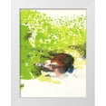 thumbnail image 1 of Combs, Joyce 25x32 White Modern Wood Framed Museum Art Print Titled - Peeking Through II, 1 of 4