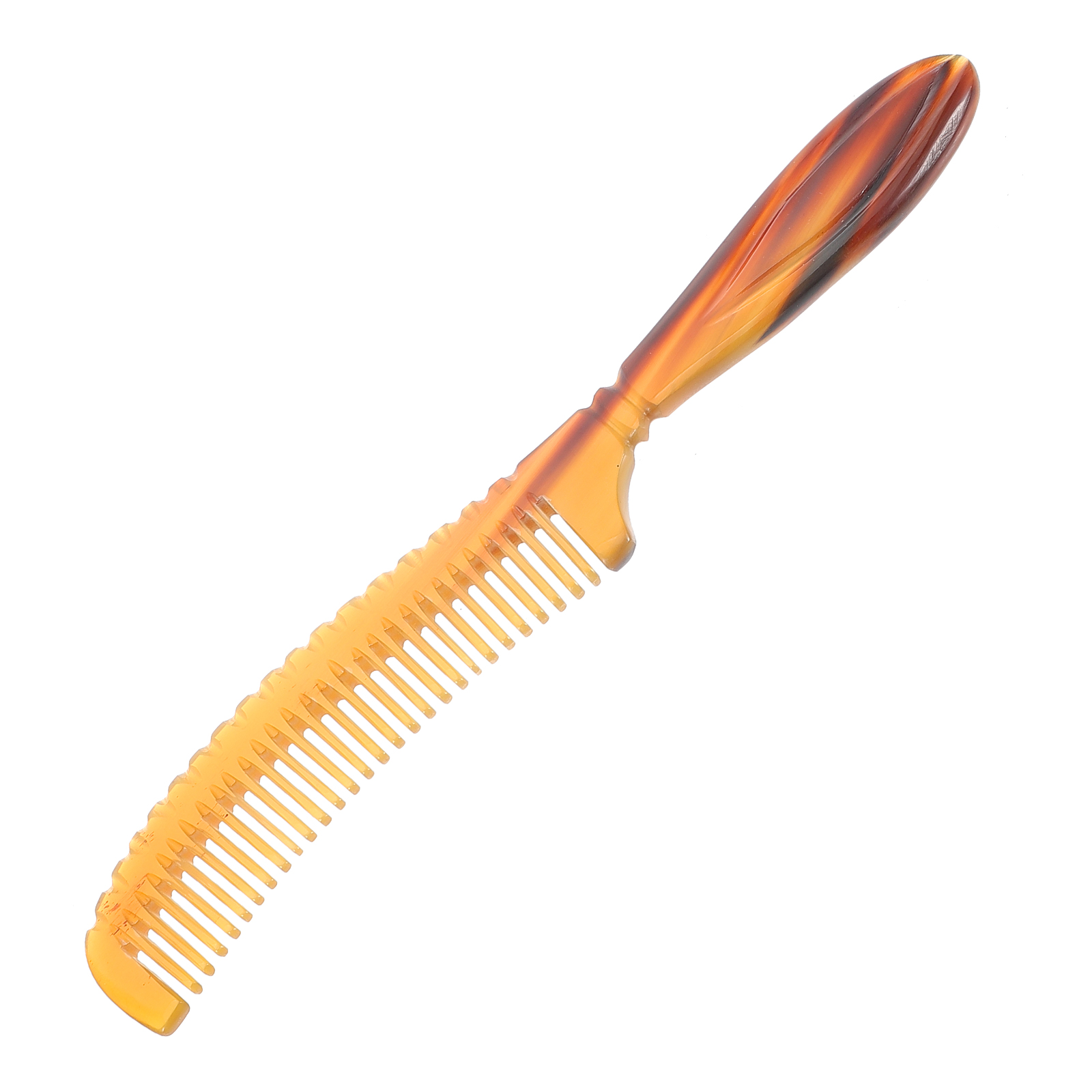 Combs for Men Fine Tooth Curly Hair Small Horn Travel Utility Cleaning