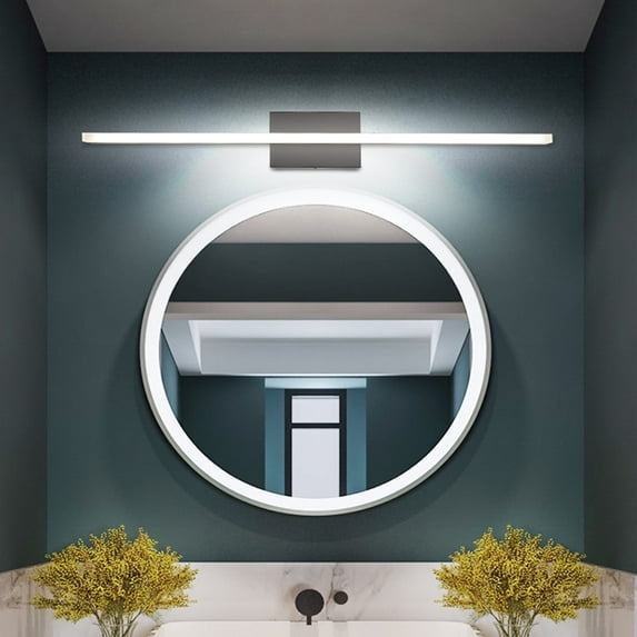 Combuh Black Bathroom Vanity Light 36in Bathroom Light Fixtures Over Mirror Wall Lighting Anti-Fog LED Bath Sconces