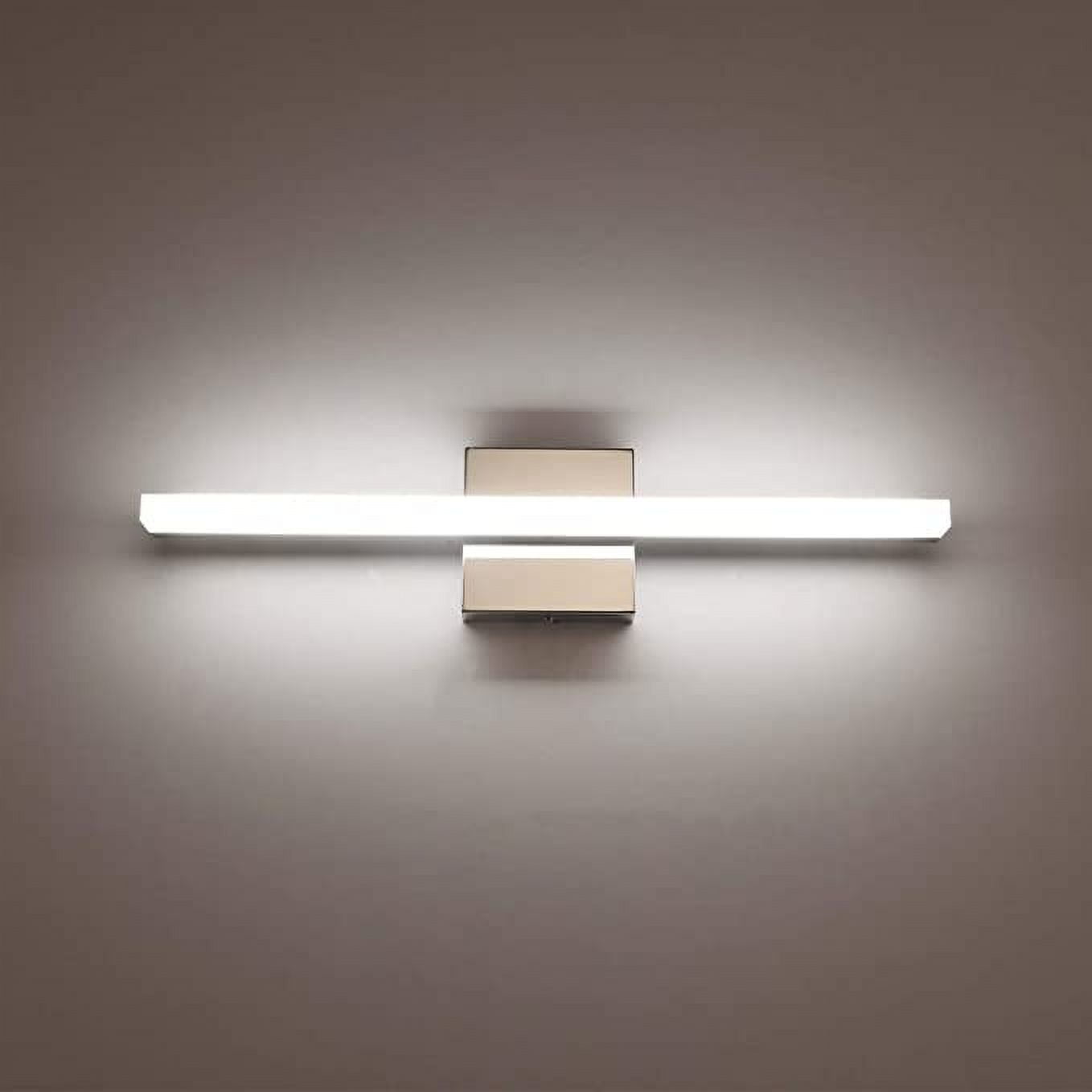 Combuh LED Bathroom Vanity Light 16Inch 9w IP44 Chrome Shining Wall