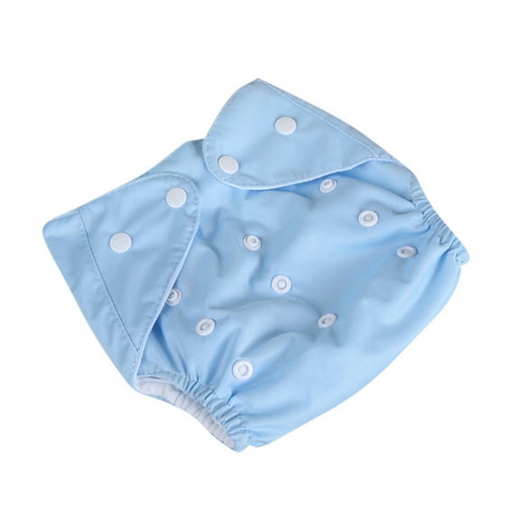 Comdrip Cloth Diapers Reusable Cloth Diapers for Newborn Washable Pocket Nappy Covers for Baby Girl and Boys Reusable Diapers Blue One Size