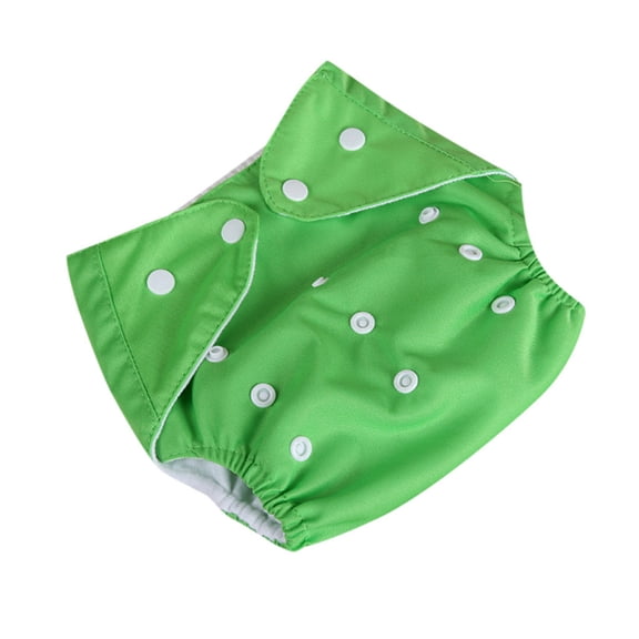 Comdrip Cloth Diapers Reusable Cloth Diapers for Newborn Washable Pocket Nappy Covers for Baby Girl and Boys Reusable Diapers Green One Size