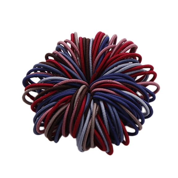 Comdrip No Crease Small Hair Ties Elastic Hair Ponytail Holder Hair Accessories for Baby Girls 1 of 3 Cm Infants Toddlers Kids Rubber Color Rope Jewelry Multicolor 2 One Size