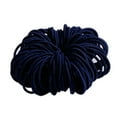 thumbnail image 1 of Comdrip No Crease Small Hair Ties Elastic Hair Ponytail Holder Hair Accessories for Baby Girls 1 of 3 Cm Infants Toddlers Kids Rubber Color Rope Jewelry Navy One Size, 1 of 2
