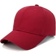 thumbnail image 1 of Comdrip Falari Classic Baseball Cap Dad Hat Cotton Soft Adjustable Floppy Size Running Quick Drying Workouts And Outdoor Activities All Seasons Red One Size, 1 of 1