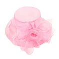 thumbnail image 1 of Comdrip Ladies Hats! Women's Church Kentucky Daily Cap Fascinator Bridal Tea Party Wedding Hat Summer Hats for Women Hot Pink One Size, 1 of 2