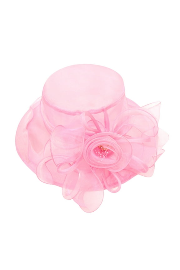 Ladies Hats! Women's Church Kentucky Daily Cap Fascinator Bridal Tea Party Wedding Hat Summer Hats for Women Hot Pink One Size