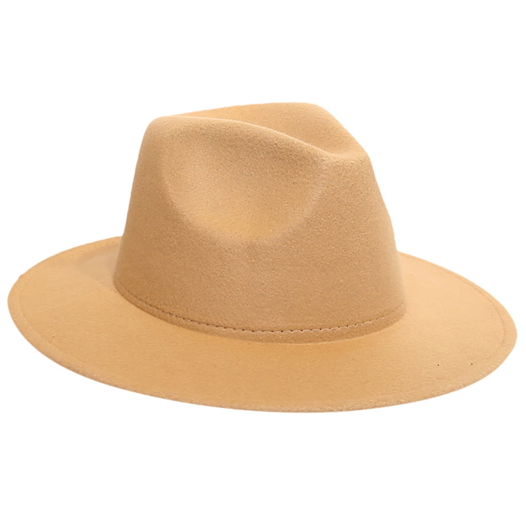 mens dress hats Mens Classic Wool Fedora Dress Hat in Black, Black / Small