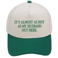 thumbnail image 1 of Comdrip Trend Adult Trucker Snapback Hat for Women Embroidery Cotton Adjustable Fit Curved Brim Sun Protection Blackish Green, 1 of 2