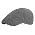 thumbnail image 1 of Comdrip Unisex Floppy Flat English Style Advanced Painter Hat Newsboy Driving Hat Daily Wear Hat Hunting Cap Winter Hat White One Size, 1 of 4