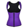 thumbnail image 1 of Comdrip Waist Trainers for Women Belly Fat, Women Fitness Corset Sport Body Shaper Vest Women Waist Trainer Workout Slimming Waist Trainer for Women Purple 3XL, 1 of 1