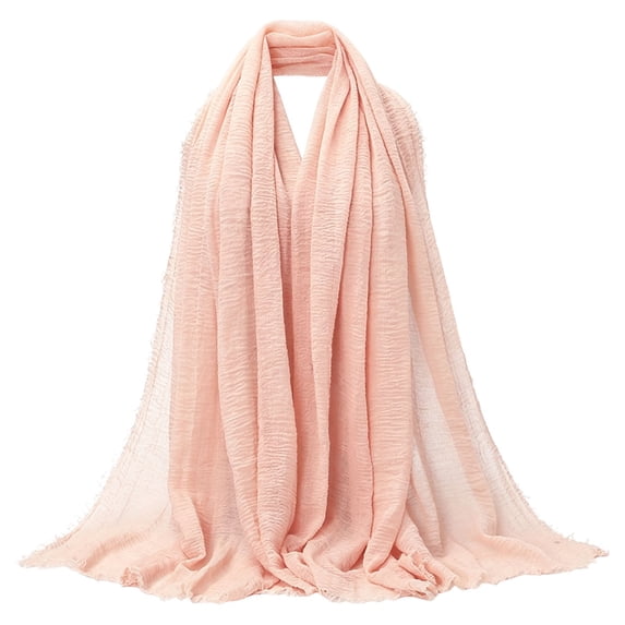 Comdrip Women Pashmina Fashion Thin Shawls Wraps Scarf Soft Breathable Comfortable Large Winter Versatile Shawl Evening Dress Wedding Party Pink