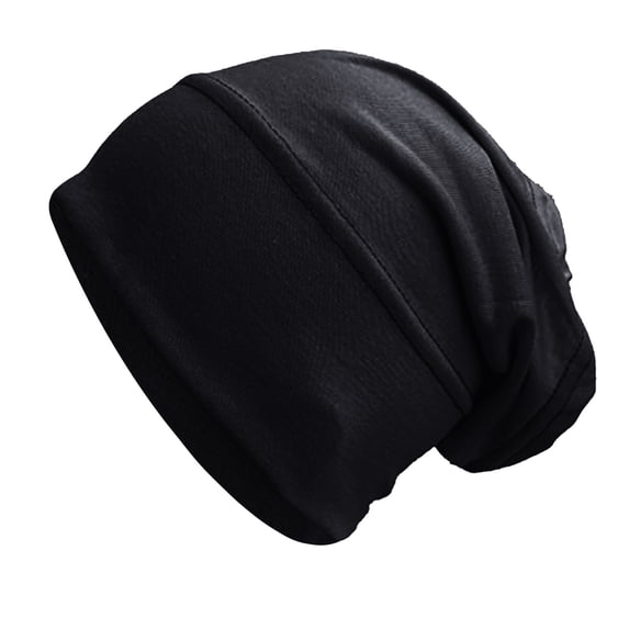 Comdrip Women Under Floppy Packable Scarf Fashion Stretchable Bonnet Hijab Versatile Lightweight Neck Cover Muslim Cap Black