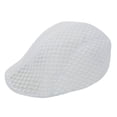 thumbnail image 1 of Comdrip Women's Comfortable Autumn Breathable Comfortable Mesh Summer Hat Adjustable Flat Cap Newsboy Beret Ivy Cap Irish Cabbie Fishing Hats White One Size, 1 of 1