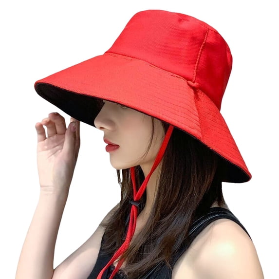 Comdrip Women's Elegant Large Brim Breathable Comfortable Hat Fall Trendy Cute Ponytail Friendly Lightweight Quick Dry Black