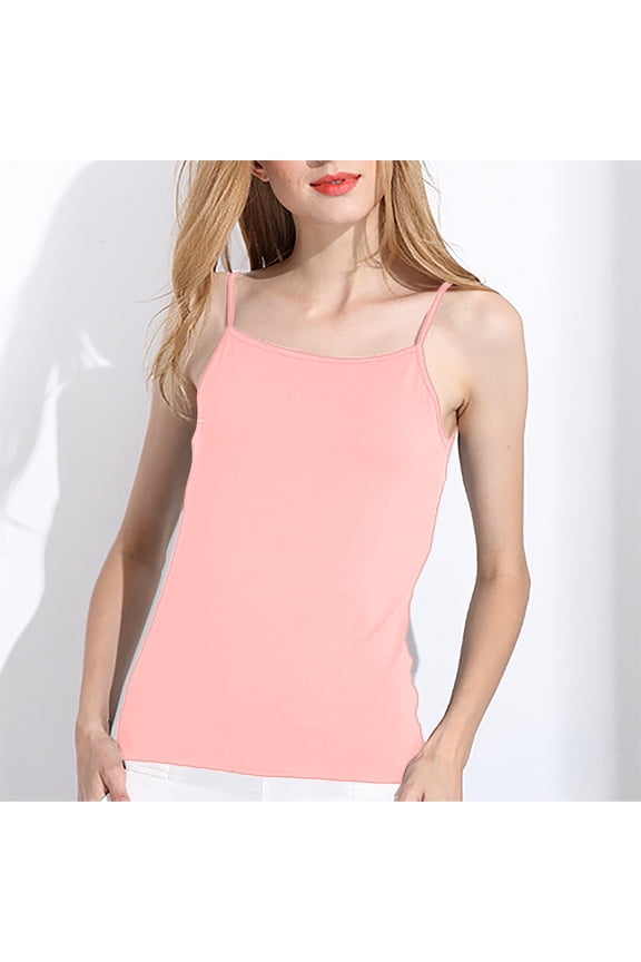 Women's Seamless Camisole Scoop Neck Sleeveless Tank Top for Exercise Fitness Workout Yoga Regular Plus Size, Camisole / Tank Top Regular & Plus Size Red 1 2Xl