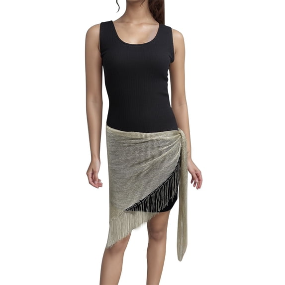 Comdrip Women's Sheer Beach Sarong Cover up Wrap Skirt Swimwear Bathing Suit Short Bikini Swimsuit Coverups Quick-Dry Wicking Wear As Skirt Shawl Beige