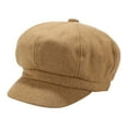 thumbnail image 1 of Comdrip Womens Fashion Lightweight Comfortable Newsboy Hats Painter Beret Winter Visor Beret Cabbie Cap Khaki One Size, 1 of 4