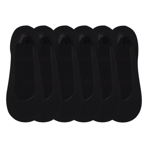 Comdrip Womens No Show Socks, 3 Pairs of Women's Ultra Thin Solid Color Sports and Leisure Silicone Anti Non Falling Heel Shallow Mouth No and Breathable Socks No Show Socks Womens Black One Size