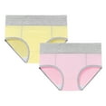thumbnail image 1 of Comdrip organic Underwear Women, Women's Cotton Underwear High Waist Briefs Soft Underpants Ladies Full Coverage 2 Pack Womens Seamless Underwear Black L, 1 of 3