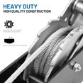 thumbnail image 1 of Come Along Winch, 3000 lbs Pull Capacity, 12 ft Steel  Hand Winch with 2 Hooks, 1 of 6