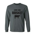 thumbnail image 1 of Come And Brisket Adult Long Sleeve T-shirt, 1 of 3