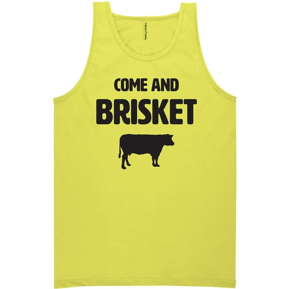 Come And Brisket Neon Tank Top