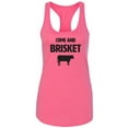 thumbnail image 1 of Come And Brisket Racerback Tank, 1 of 2
