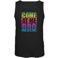 thumbnail image 1 of Come At Me Bro Black Adult Tank Top, 1 of 1