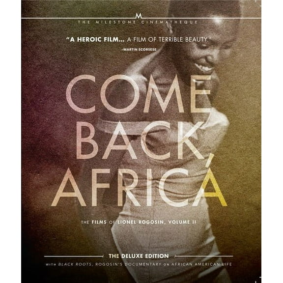 Come Back, Africa: The Films of Lionel Rogosin: Volume 2 (Blu-ray), Milestone Video, Documentary