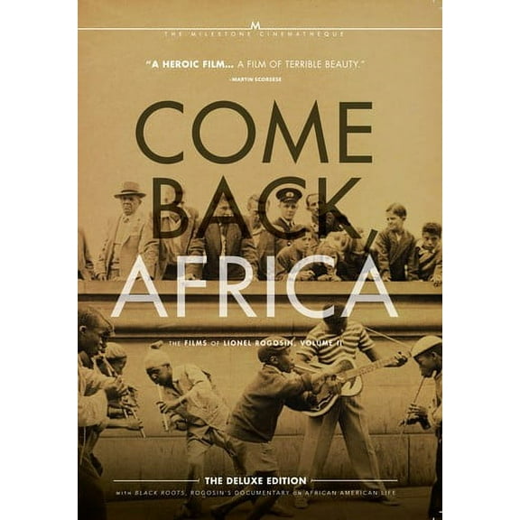 Come Back, Africa: The Films of Lionel Rogosin: Volume 2 (DVD), Milestone Video, Documentary