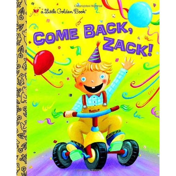 Pre-Owned Come Back, Zack! (Little Golden Book) (Hardcover) 0375842691 9780375842696