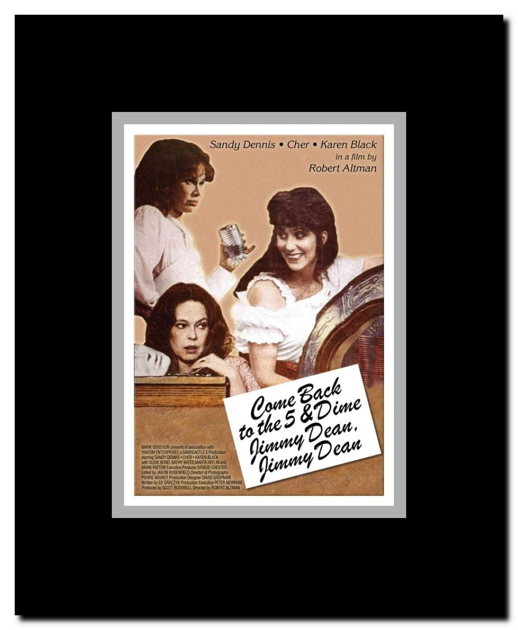 Come Back to the 5 & Dime Jimmy Dean Jimmy Dean (Broadway) Framed Movie Poster