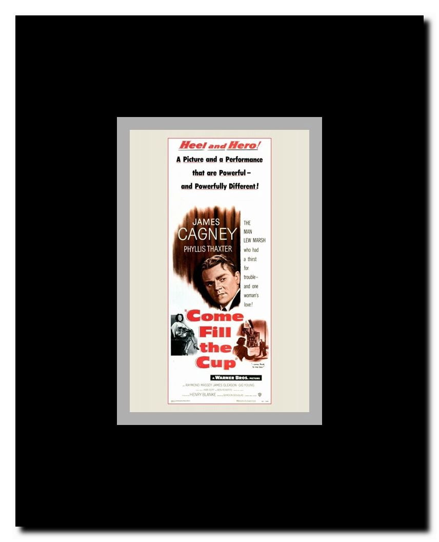 Come Fill the Cup Framed Movie Poster