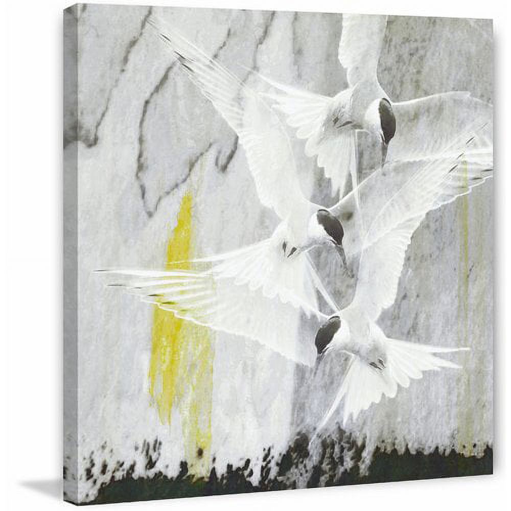 "Come Flock Together" Painting Print on Wrapped Canvas